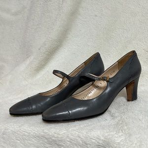 Salvatore Ferragamo Gray Heels